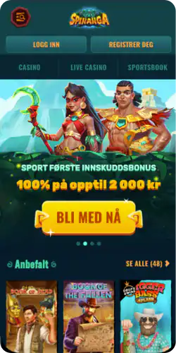 Spinanga casino Hjemmeside